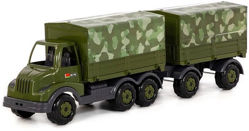 Полесье Муромец автомобиль бортовой тентовый военный с прицепом РБ 49100