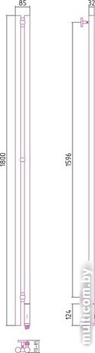 Полотенцесушитель Сунержа Нюанс 1800 00-0543-1853