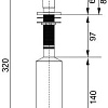 Дозатор для жидкого мыла Longran LD0006-07 (альпина)