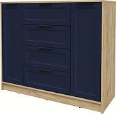 Тумба Интерлиния Концепт Тренд КТ-Т120 (дуб золотой/индиго)