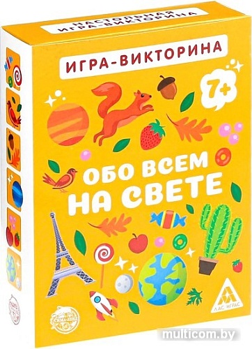 Настольная игра Лас Играс Обо всем на свете 3889072