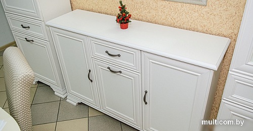 Тумба Неман мебель Юнона МН-132-19 (белый текстурный)