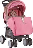 Коляска прогулочная «книга» Lorelli Foxy + Footcover 2018 Beige&Pink Girl