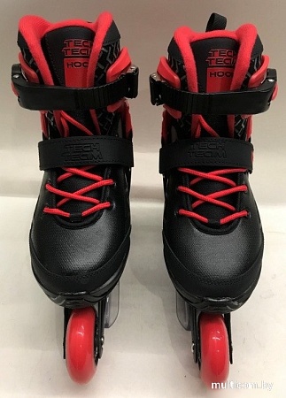 Роликовые коньки Tech Team Hook (р-р 30-33, красный)