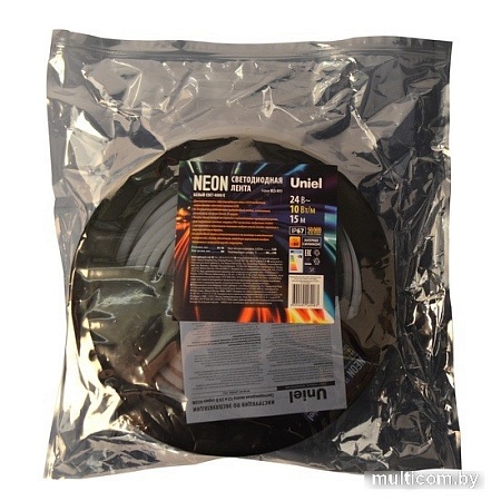 Светодиодная лента Uniel ULS-N11-2835-120LED-m-8mm-IP67-DC24V-10W-m-15M-4000K