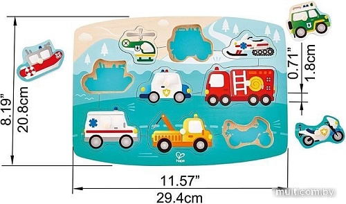 Мозаика/пазл Hape Транспорт E1406