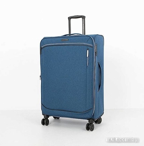 Чемодан-спиннер Francesco Molinary 338-1004/3-28NAV (синий)