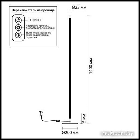Торшер Odeon Light Fillini 4335/32FL