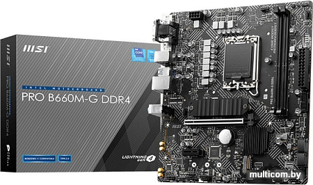 Материнская плата MSI Pro B660M-G DDR4