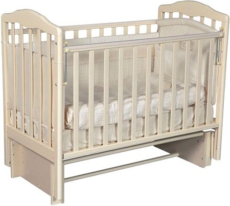 Классическая детская кроватка Антел Алита-3/5 (слоновая кость)