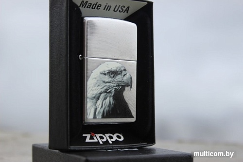 Зажигалка Zippo Chrome Arch 24647 Eagle Head