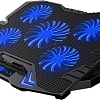Подставка ICE COOREL K5 (с синей подсветкой вентиляторов и панелью управления)
