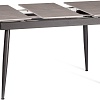 Кухонный стол TetChair Балморал 120+40x80x75 (серый/черный)