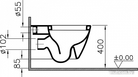 Унитаз Vitra Sunrise (5384B003-0075)