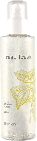 Deoproce Тонер для лица Real Fresh Vegan Calming Toner (210 мл)