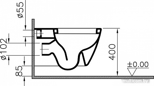 Унитаз Vitra Sunrise (5384B003-0075)