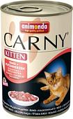 Корм для кошек Animonda Carny Adult с говядиной и сердцем индейки 0.4 кг