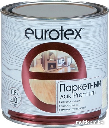Лак Eurotex Premium (полуматовый, 0.8 л)