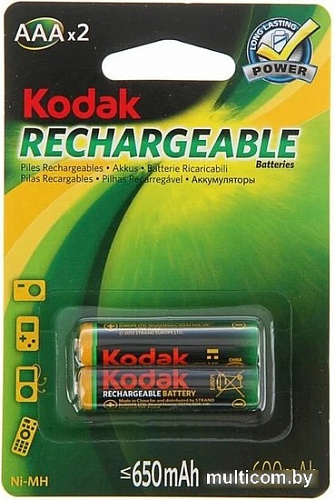 Аккумулятор Kodak Ni-Mh AAA K-R3650/2