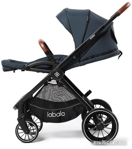 Универсальная коляска Labala Born 2021 (2 в 1, jean blue)