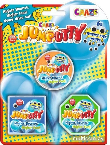 Тесто для лепки Craze Jumputty Попрыгунчик Безумный прыжок 40546