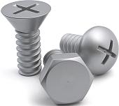 Набор крючков для одежды Qualy Screw QL10064-SV (3 шт, серый)