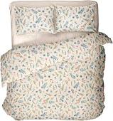 Постельное белье Блакiтны лён Цвяточны цуд 70х70 4897 651201 1.5сп