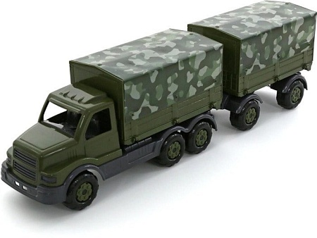 Полесье Сталкер автомобиль бортовой тентовый военный с прицепом РБ 49209