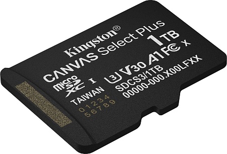 Карта памяти Kingston Canvas Select Plus microSDXC 1TB SDCS3/1TBSP