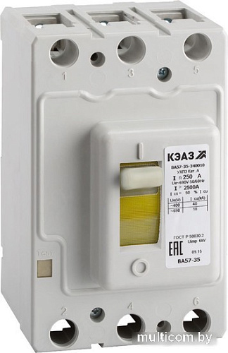 КЭАЗ ВА57-35-340010-200А-500-690AC-УХЛ3 108607