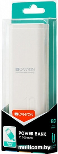 Портативное зарядное устройство Canyon CNE-CPB010W