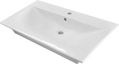 Misty Тумба под умывальник Бриз 80 П-Бри-09080-012Я+WB.FN/Breeze/80-C/WHT.G/S1