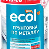 Алкидная грунтовка Ecol ГФ-021 (1 л, светло-серый)