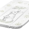 Пеленальный матрас Sweet Baby Foresta Magica Grigio Oliva 48x71 (заяц серый/оливковый)