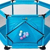 Игровой манеж Solmax&amp;Kids С шариками ZV97036 (синий)
