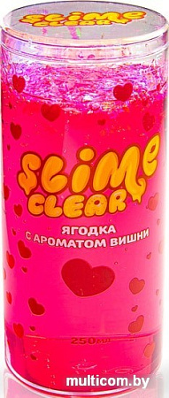 Слайм Clear Slime Ягодка с ароматом вишни S130-34