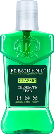 Ополаскиватель для полости рта PresiDent Classic Свежесть трав 250 мл