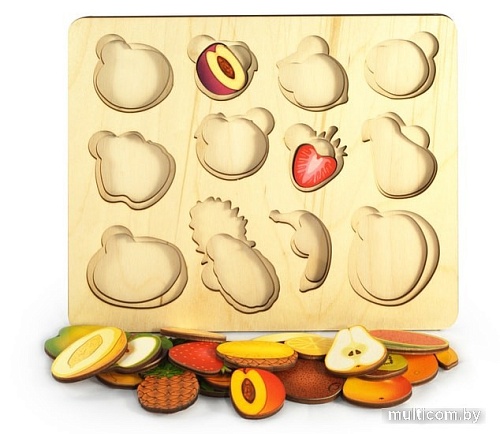 Мозаика/пазл Нескучные игры Фрукты. Часть и целое 7935