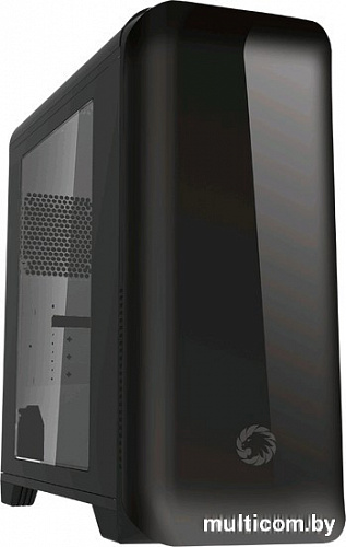 Корпус GameMax H602 BK (голубая подсветка)