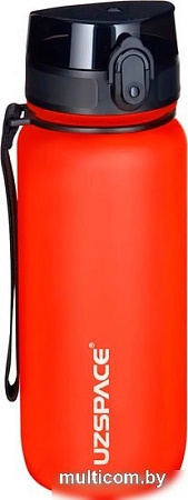 Бутылка для воды UZSpace Colorful Frosted 3037 (красный)