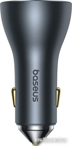 Автомобильное зарядное Baseus Golden Contactor Pro GaN Fast Charging Car Charger U+2C 65W C00035202841-00 (серый)