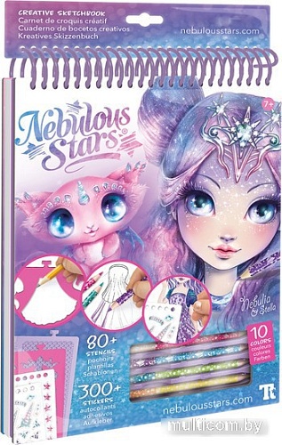 Набор для создания поделок/игрушек Nebulous Stars Nebulia. Неоновый скетчбук 11101_NSDA