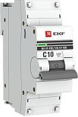 Выключатель автоматический EKF PROxima ВА 47-100 1P 10А (C) 10kA mcb47100-1-10C-pro