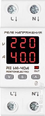 Реле напряжения RostokElektro VА-40А RE
