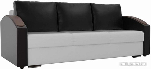 Диван Лига диванов Монако slide 102018 (белый/черный)