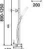 Душевая система РМС SUS124BL-009DK