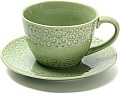 Чашка с блюдцем Fissman Lykke 6348