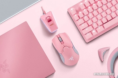 Игровая мышь Razer Viper Ultimate Quartz Pink (с док-станцией)