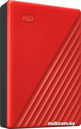 Внешний накопитель WD My Passport 4TB WDBPKJ0040BRD