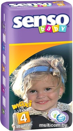 Подгузники Senso Baby Maxi 4 (40 шт)